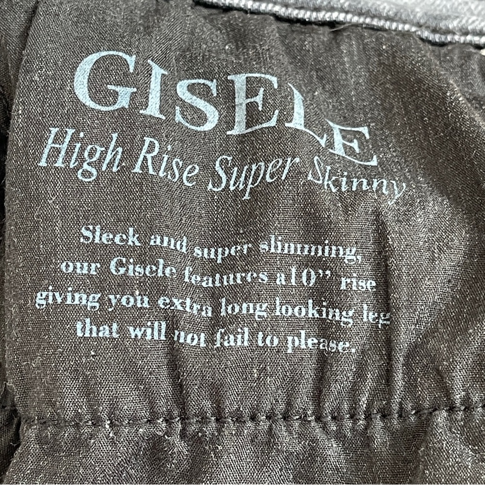 Black Orchid Gisele High Rise Skinny Jeans Gray Wash Stretch Denim Size 26 - Picture 11 of 13
